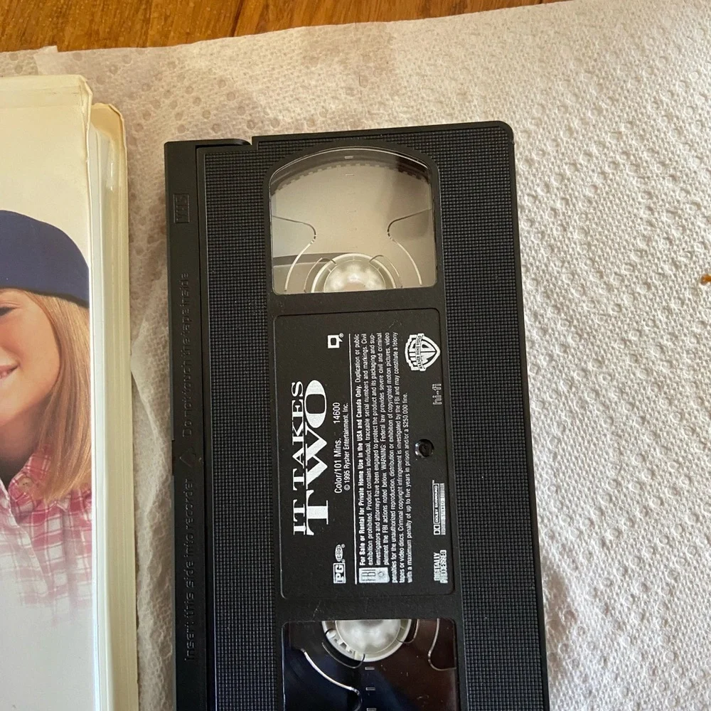 Warner Bros. It Takes Two VHS - Black and White